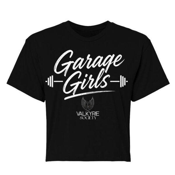 GARAGE GIRLS - WOMEN'S CROP T-SHIRT - $RPD768$ Thumbnail